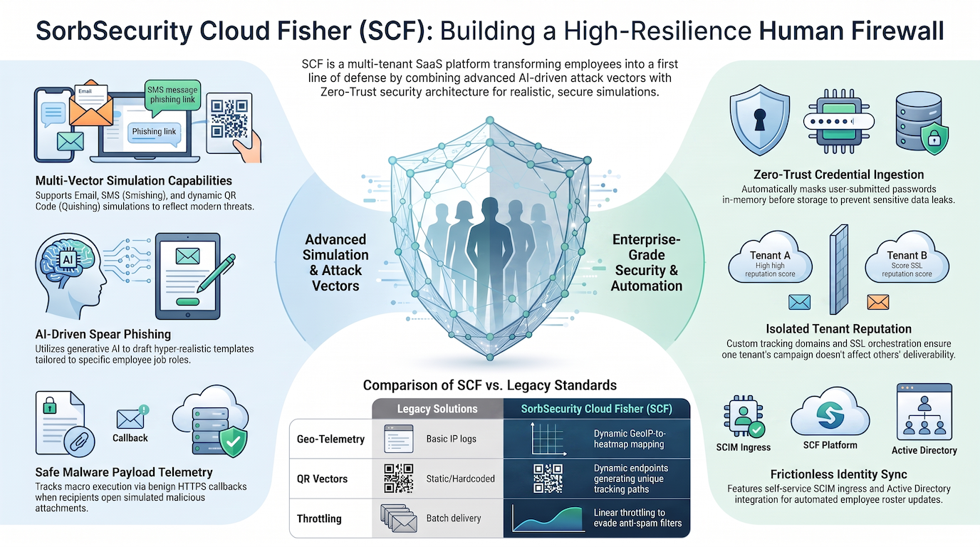 SorbSecurity Fisher - Advanced Phishing Simulation & Awareness Training